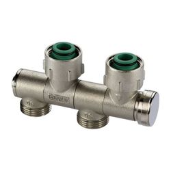 Flamco Variocon Hahnblock schwenkbar FE2 G 3/4" Innengew. x G 3/4" Außengew. Messing ver... FLAMCO-F12004 4013852211360 (Abb. 1)