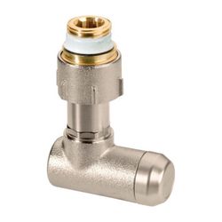 Flamco Teleskop-Eckverschraubung EV1 G 3/4" Innengewinde x 12mm Messing vernickelt mit N... FLAMCO-F13427 4013852212282 (Abb. 1)