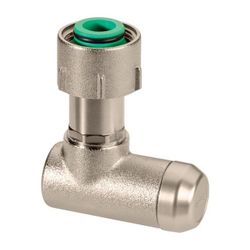 Flamco Teleskop-Eckverschraubung EV2 G 3/4" Innengewinde x 12mm Messing vernickelt mit K... FLAMCO-F13428 4013852212305 (Abb. 1)