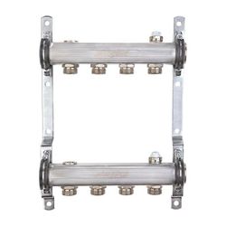 Flamco Heizkreisverteiler für Heizkörper-Anbindung 10 Heizkreise, G 1" Innengew. x G 3/4... FLAMCO-F18058 4013852259881 (Abb. 1)