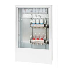 Flamco Verteilerstation für Fußbodenheizung, 2 Heizkreise mit Regelung, vormontiert im A... FLAMCO-F18780 4013852272798 (Abb. 1)