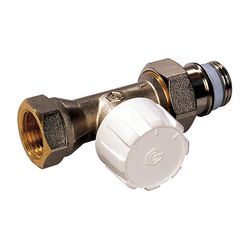 Flamco Thermostatventil Durchgang DN 10 mit Voreinstellung, Rp 3/8" x G 1/2" Außengewind... FLAMCO-F34000 4013852270220 (Abb. 1)