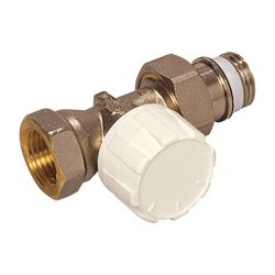Flamco Thermostatventil Durchgang kurz DN 15 mit Voreinstellung, Rp 1/2" x G 1/2" Außeng... FLAMCO-F34011 4013852270336 (Abb. 1)