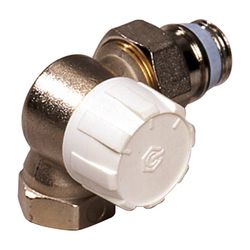 Flamco Thermostatventil Winkeleck links DN 15 mit Voreinstellung, Rp 1/2" x G 1/2" Außen... FLAMCO-F34015 4013852270374 (Abb. 1)