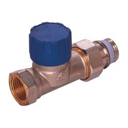 Flamco Thermostatventil Durchgang DN 15 erweiterter Kv, Rp 1/2" x G 1/2" Außengewinde, M... FLAMCO-F34020 4013852270442 (Abb. 1)
