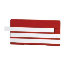 Flamco Bezeichnungsschild mit 3 Leerleisten 100x50mm Kunststoff, Grau... FLAMCO-F55104.03 4013852217188 (Abb. 1)