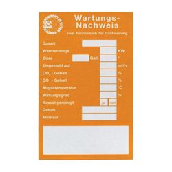 Flamco Wartungsetiketten Gas selbstklebend, Papier, Gelb... FLAMCO-F55118 4013852217522 (Abb. 1)