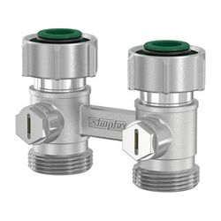 Flamco Exclusiv Durchgang Hahnblock D2/50 G 3/4" Innengewinde x G 3/4" Außengewinde Mess... FLAMCO-F10014 4013852200371 (Abb. 1)