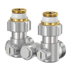 Flamco Exclusiv Eck Einrohr-Hahnblock E1/50 G 3/4" Innengewinde x G 3/4" Außengewinde Me... FLAMCO-F10003 4013852200067 (Abb. 1)