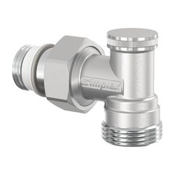 Flamco Rücklaufverschraubung Eck Typ N G 1/2" Außengewinde x G 3/4" Außengewinde Eurokon... FLAMCO-F10375 4013852204072 (Abb. 1)