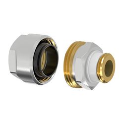 Flamco Plus DVGW Schwarzrohradapter für Rohr 1 1/4" x G1 1/4" Außengewinde mit Einschnei... FLAMCO-F13082 4013852265622 (Abb. 1)