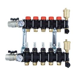Flamco K9000TP Heizkreis-Verteiler 8 Kreise 3/4" Eurokonus, Kunststoff, Flowmeter 1-... FLAMCO-C321016001 3430650320741 (Abb. 1)