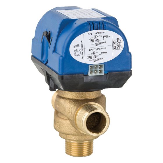 Fondital Dreiwegeventil MUT VMR, 230V, DN 20 AG, mit Stellantrieb