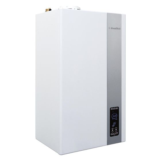 Fondital Gas-Brennwertgerät Itaca KR 32, 4,4-32,3kW, 750x420x315mm, Edelstahl