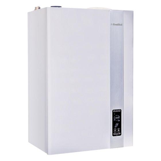 Fondital Gas-Brennwertgerät Itaca KB 24, 3,2-24,9kW, 861x580x412mm, Edelstahl