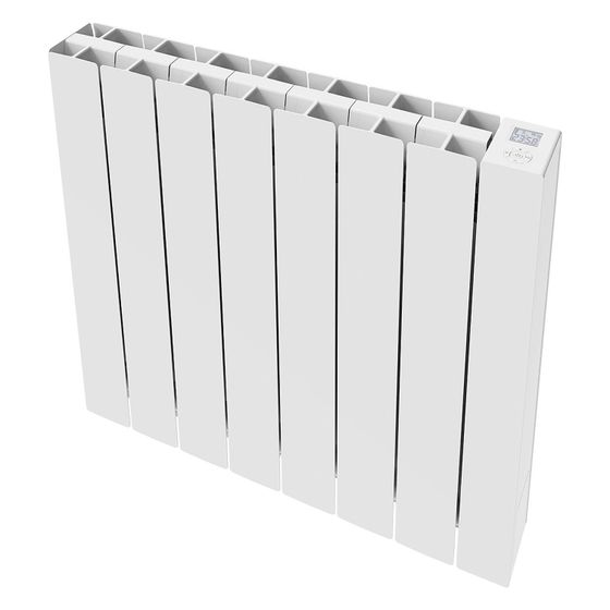 Fondital Elektro-Heizkörper E-Blitz Core 1500, 1.500W, 577x628x97mm, Aluminium, Weiß