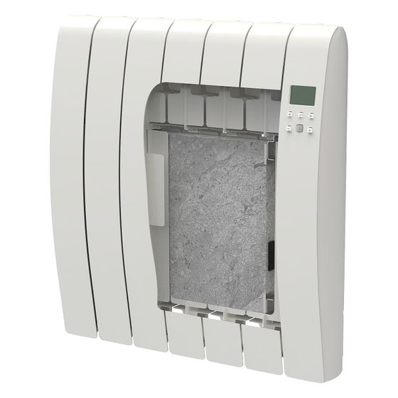 Fondital Elektroheizkörper Sinuoso, 1.000W, 230V, IP24, Aluminium, Weiß