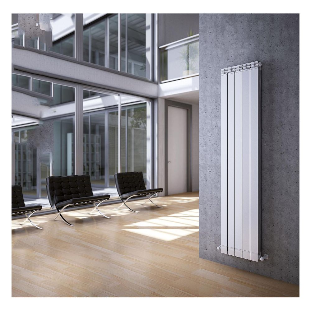 Fondital Aluminium-Heizkörper Garda Dual 80 1000-6, 1066x480x80mm, 1.140W, Aluminium... FONDITAL-82G01406 8015040019662 (Abb. 2)