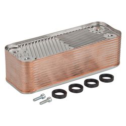 Fondital Plattenwärmetauscher, 26 Platten 208x73x64mm, gelötet, rostfreier Stahl... FONDITAL-6SCAMPIA09 8015040392710 (Abb. 1)