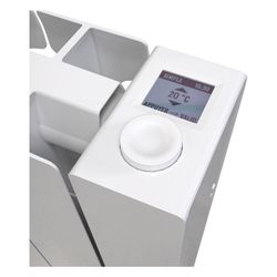 Fondital Elektroheizkörper eBlitz Wi-Fi, 1.500W, 583x790x80mm, Aluminium, Weiß... FONDITAL-FBG0M1XRF9 8015040244750 (Abb. 1)
