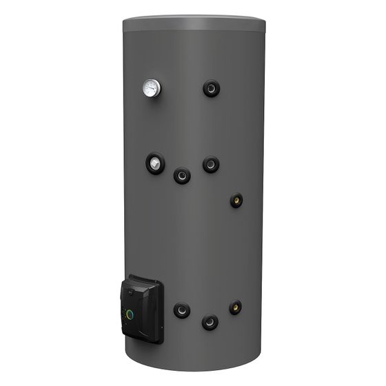 fothermo Photovoltaik-Standspeicher 300l, Inhalt 264l, 1605x670mm, 8 bar, Stahl, emailliert