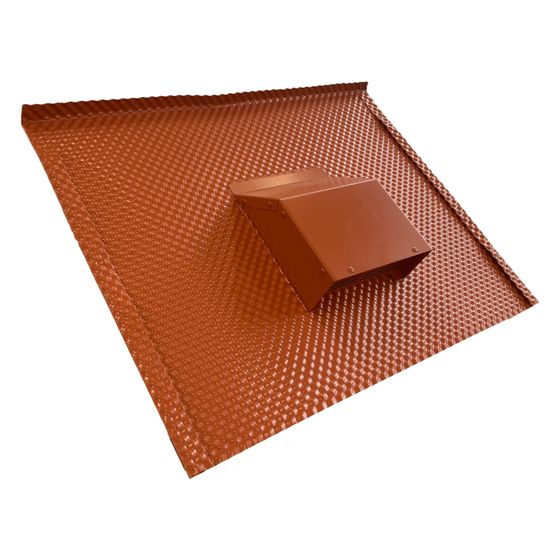 Geba Vent Steildachhaube SDL-PV für PV, SDL-PV/SDS-PV, DN 125, Rot, RAL 8004, 99700R