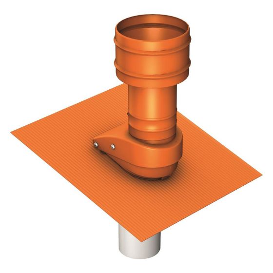 Geba Vent Steildachhaube SDL 160, SDL/SDS/SDD, 6-60 Grad, Naturrot, SDL160000R