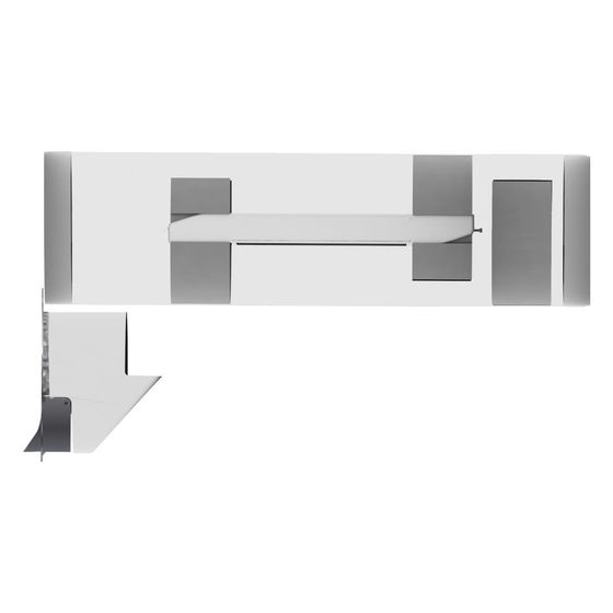 Geba Fresh Rohbauset GZE P 5021, GZE, Edelstahl, Blank, mit Teleskoprohr, 76670
