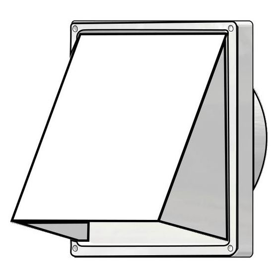 Geba Fresh Pulverbeschichtung GZE für Edelstahlhaube, Weiß, RAL 9016, 76675