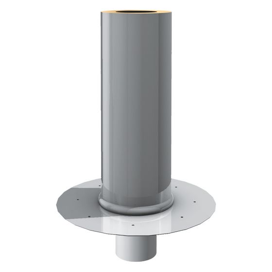 Geba Vent Standrohr SRL DN 200/650, SRL/SRS, isoliert, Stahl verzinkt, 9-20320005