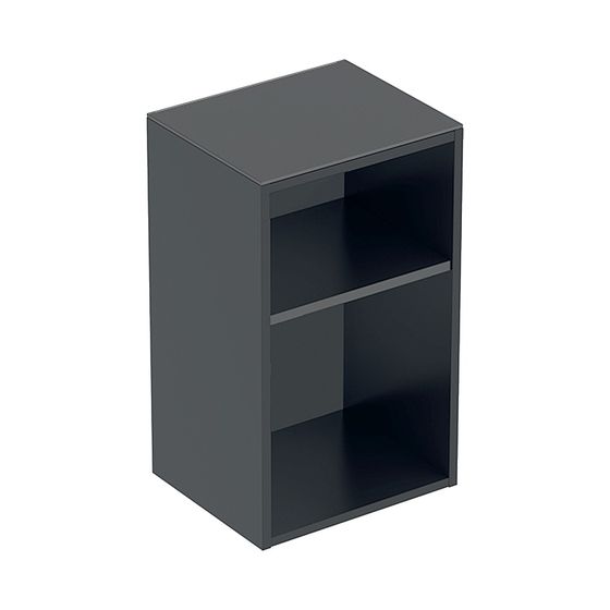 Geberit Smyle Square Seitenschrank offen, 36x60x29,9cm, Lava lackiert matt