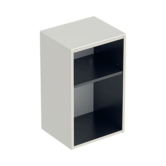 Geberit Smyle Square Seitenschrank offen, 36x60x29,9cm, Sandgrau lackiert hochglänzend