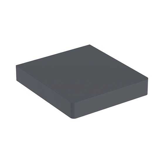 Geberit Renova Comfort Abdeckplatte 27,3x5x30,2cm, Graphit lackiert matt