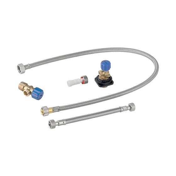Geberit Wasseranschlussset unten zu Monolith Sanitärmodul für WC, Höhe 101cm
