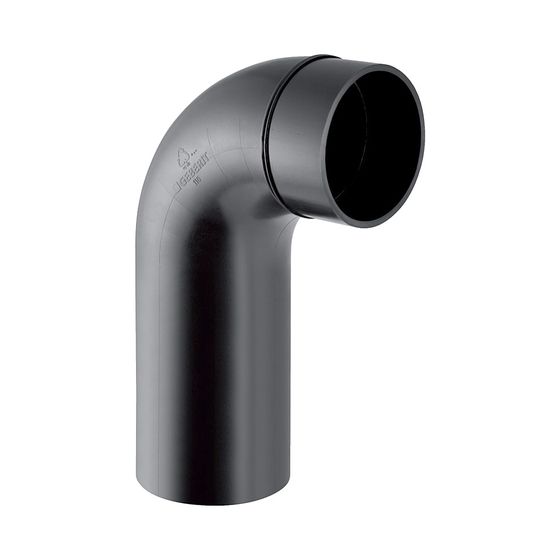 Geberit PE Bogen mit langem Schenkel 88,5 Grad, Außendurchmesser 75mm