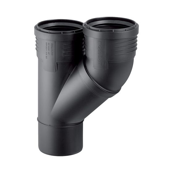 Geberit Silent-PP Parallelabzweig 45 Grad d 110mm, d1 110mm