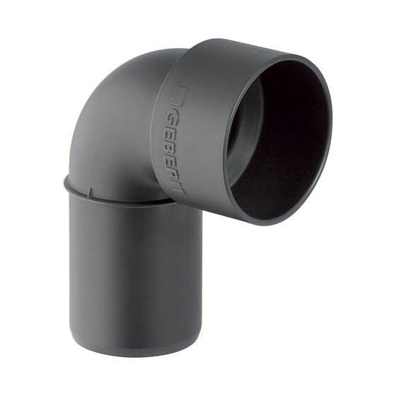Geberit Silent-PP Anschlussbogen 90 Grad Außendurchmesser Außendurchmesser 32mm