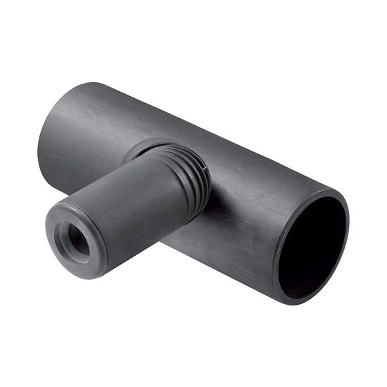 Geberit Silent db20 Abzweig 90 Grad für Apparateanschluss, rechts d 90mm, d1 56mm, di 32mm