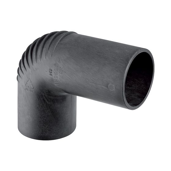 Geberit Silent db20 Anschlussbogen 90 Grad verlängert, d 56mm, di 50mm