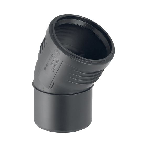 Geberit Silent-PP Bogen 30 Grad, Außendurchmesser 125mm