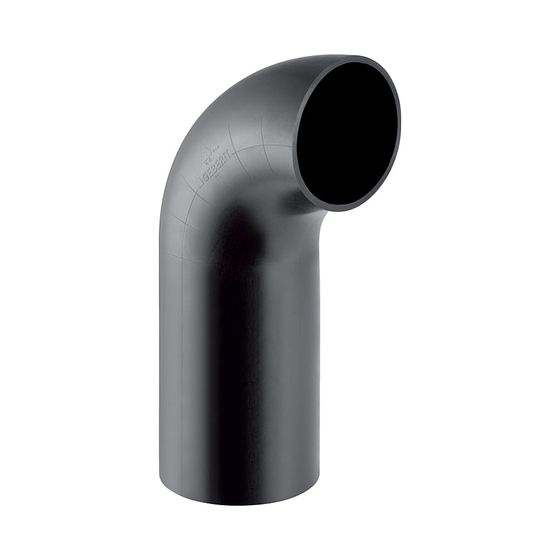Geberit PE Bogen mit langem Schenkel 90 Grad, Außendurchmesser 32mm
