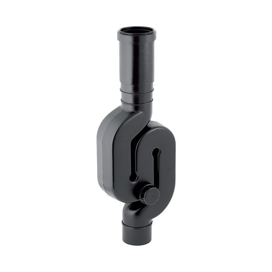 Geberit PE Schneckengeruchsverschluss mit Serviceöffnung Außendurchmesser 110mm