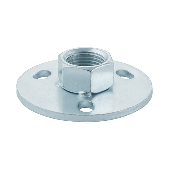 Geberit Grundplatte rund, Dreiloch, mit Gewindemuffe G 1/2