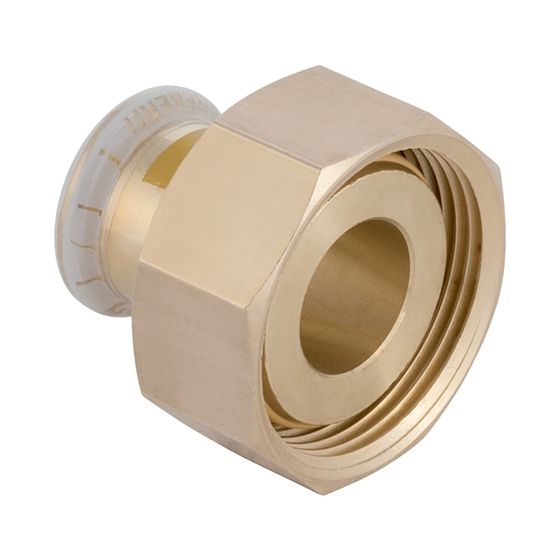 Geberit Mapress Kupfer Übergang mit Überwurfmutter Gas CW602N, d 22mm, G 1 1/8″