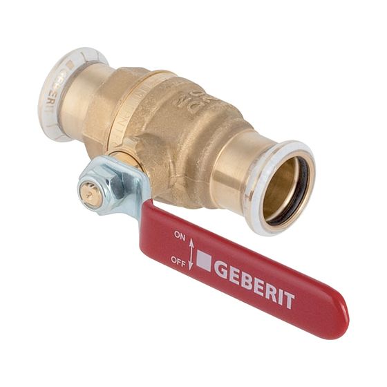 Geberit Mapress Kugelhahn NPW mit Betätigungshebel Außendurchmesser 18mm, 16 bar