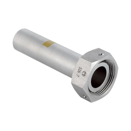 Geberit Mapress Edelstahl Übergang mit Überwurfmutter aus Edelstahl, Einschubende Außendurchmesser 28mm G 1 3/8″