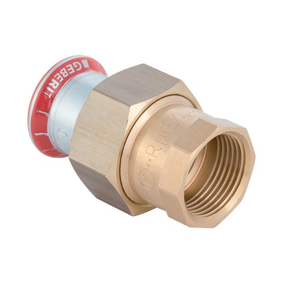 Geberit Mapress C-Stahl Übergangsverschraubung mit Innengewinde d 22mm, Rp 1″