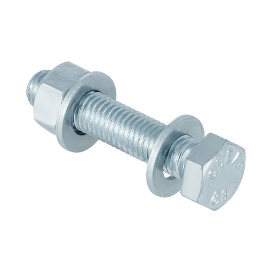 Geberit Set Schraube für Flanschverbindung, aus Stahl verzinkt M 10mm Länge 4,5cm