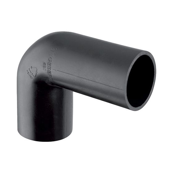 Geberit PE Anschlussbogen 90 Grad für Manschette Außendurchmesser 50mm