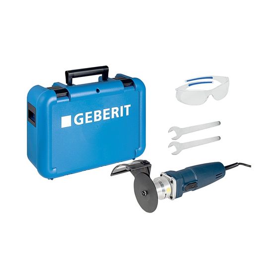 Geberit RE 1 Mapress Elektro-Rohrentgrater in Koffer Steckertyp CEE 7/17
